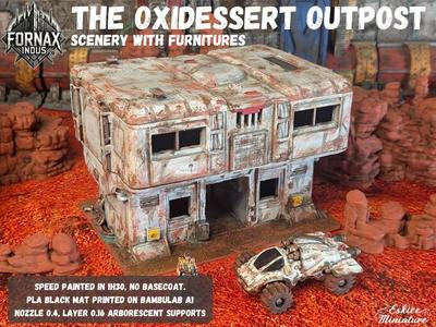 Oxidessert Outpost - Scenery Dark Futuristic