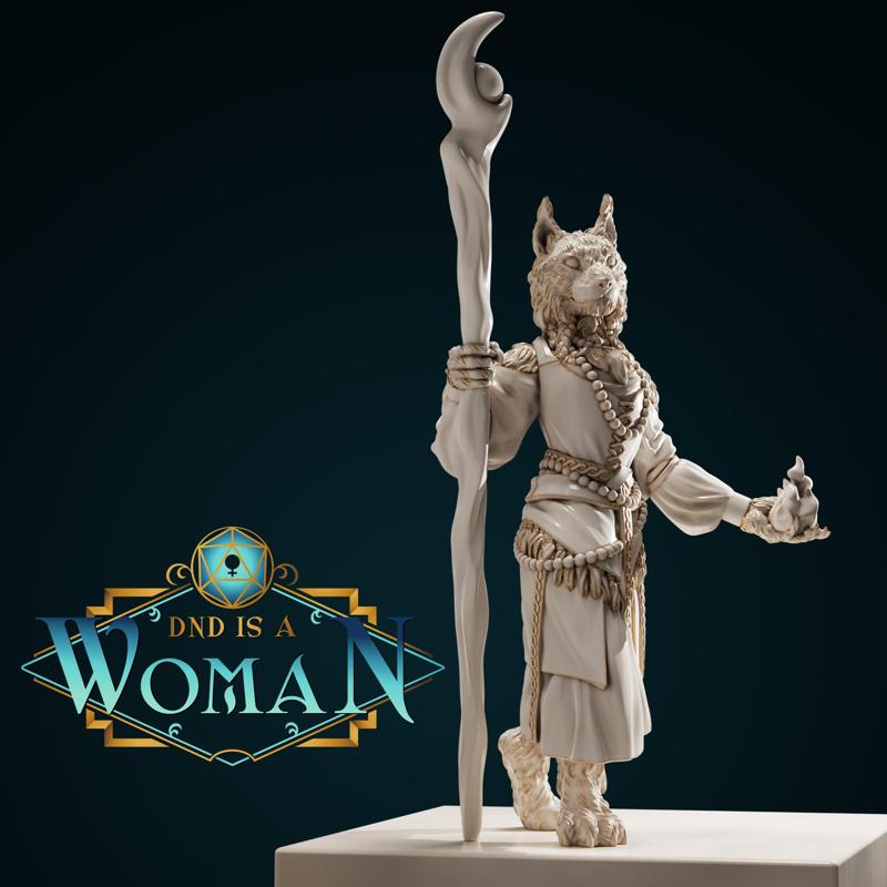 Tabaxi Sorcerer - Dobra - 28/32mm and 75mm