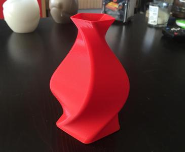 Twisted Pentagon Vase 
