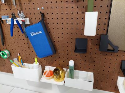 Pegscape - Bins and Shelves