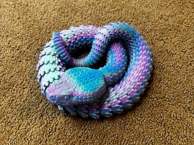 Articulated Rattlesnake (print in place)