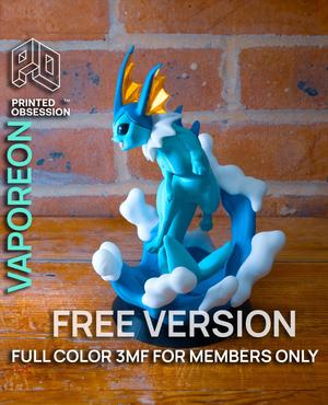 Vaporeon - Pokemon - Fan Art - Free Version