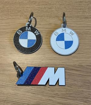BMW (New and classic logo) - M Motorsport Keychain