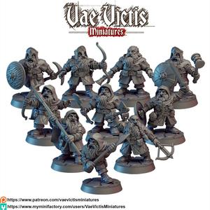 Modular Hill Dwarves Pack [PRE-SUPPORTED]