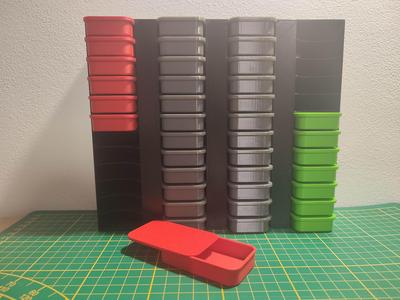 Organizer for mini pocket container
