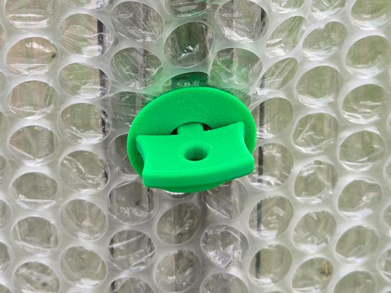 Aluminium greenhouse clip