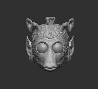 Star Wars Greedo Headsculpt for Action Figures