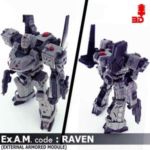 ARMORED CORE LAST RAVEN MECHA 3DPRINT ARTICULATED ACTION FIGURE