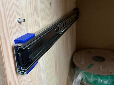 Drawer slide spacer for 32mm hole system IKEA etc