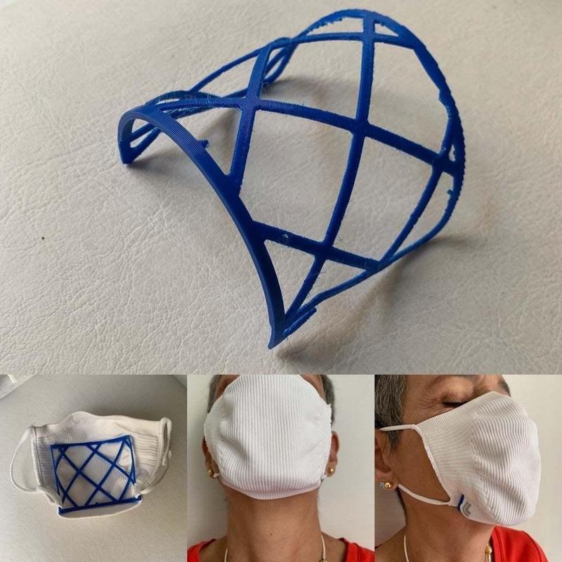 Grid breathe better for masks