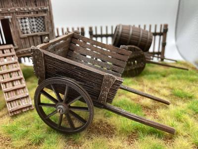 Wooden Cart wheelbarrows