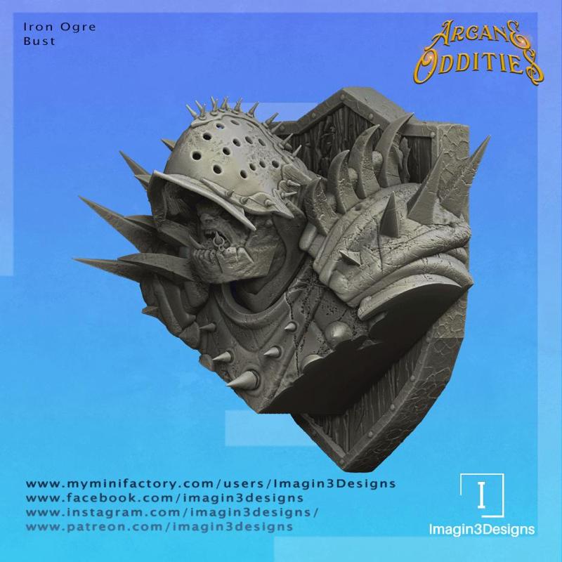 Iron Ogre Bust