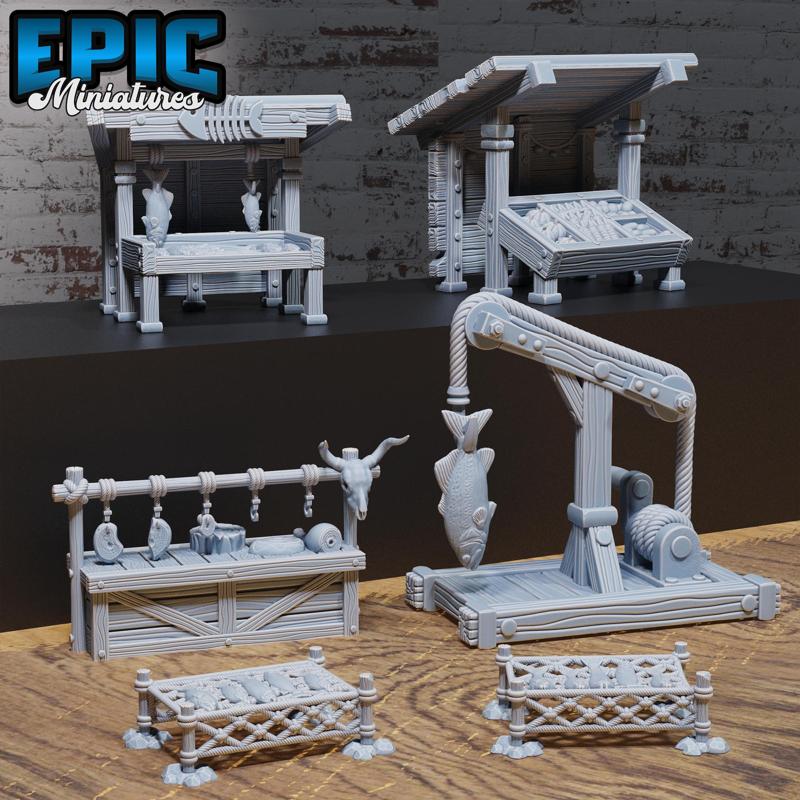Harbor Merchants / Port Items / Water Crew Item / Fisher Market / Humanoid Construction / Sea Dungeon Area Decoration