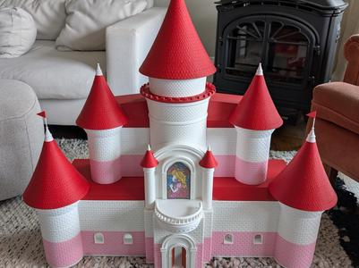 Princess Peach Castle Dollhouse