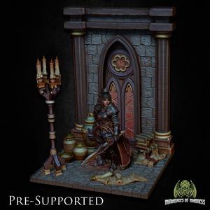 Temple Scenery [PRE-SUPPORTED] Diorama