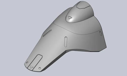 Overwatch Brigitte Left Leg Armor   