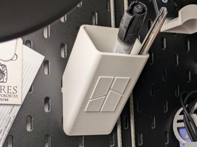 IKEA SKÅDIS pegboard storage container