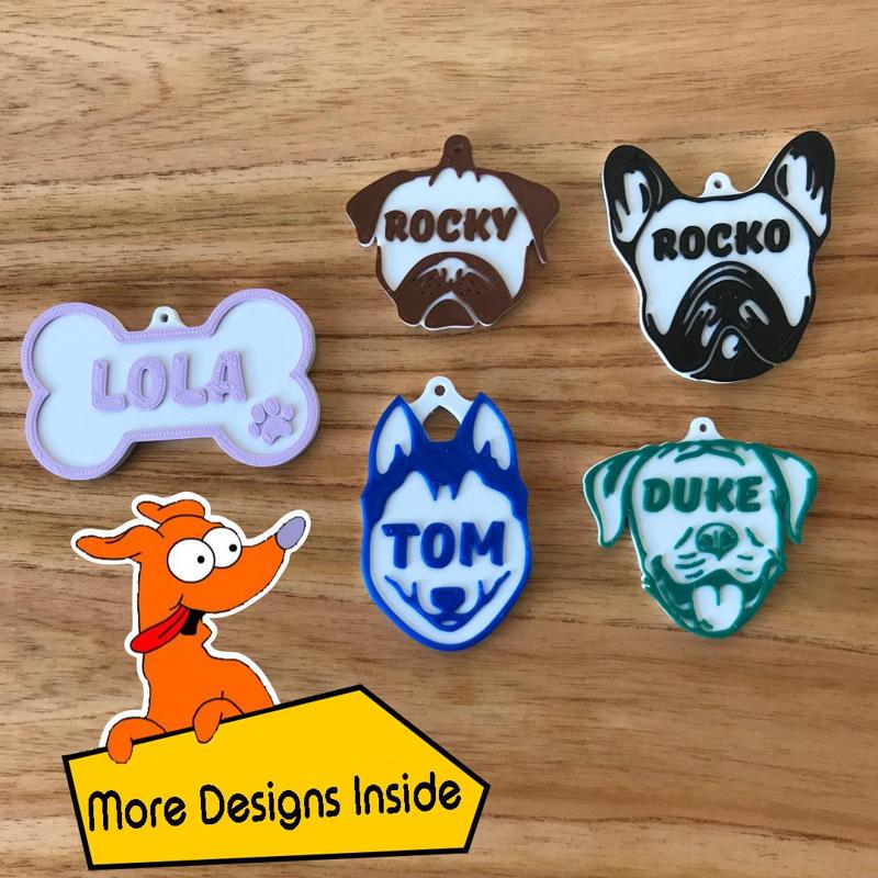 Pet Tags Collection - 10 Designs!