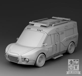 Futuristic Ambulance