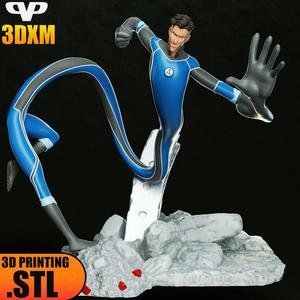 Mr Fantastic STL for 3D Printing ChibiSTL 3DXM