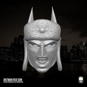 Batman red Son fan art 3D printable File For Action Figures