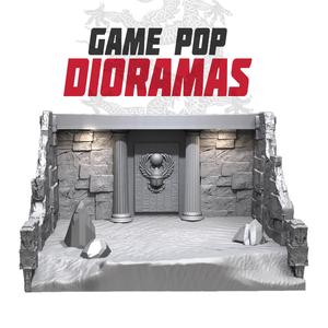 DRM002 Desert Large Diorama :: Game Pop Dioramas :: Black Blossom Games
