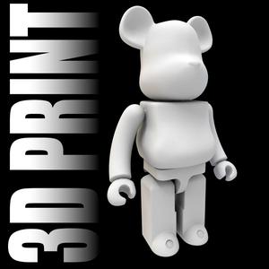 3D Print BearBrick bearbear figure