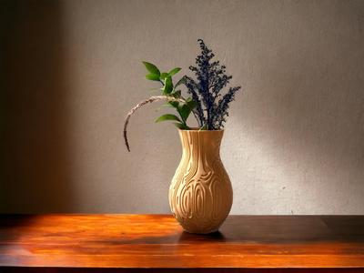 Ancient Ruins Pattern Vase