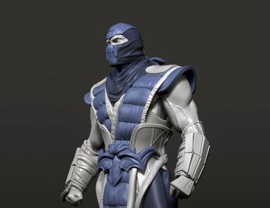 Sub-Zero character armor