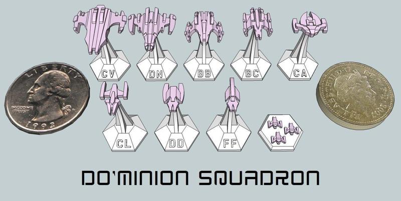 MicroFleet DoMinion Squadron Starship Pack
