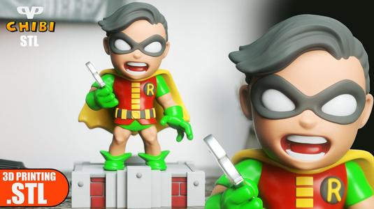 1960 Robin Chibi STL for 3D Printing ChibiSTL 3DXM