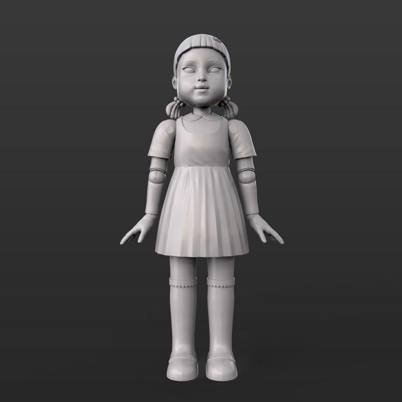 CREEPY DOLL NOT SQUID GAME