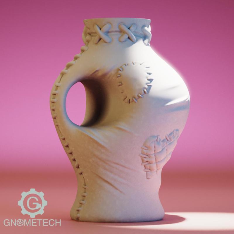 Wineskin vase