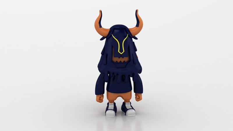 CARTOON VILLAN TOY 3D PRINTABLE MODEL