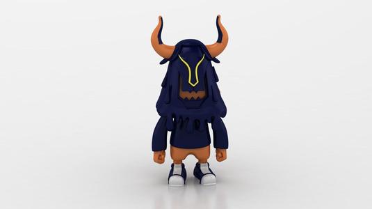 CARTOON VILLAN TOY 3D PRINTABLE MODEL