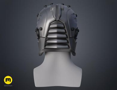 The Sith Acolyte Mask Back - Star Wars