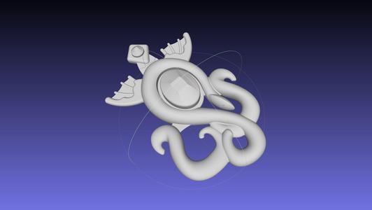 Final Fantasy XIV Yshtola Snake Pendant Basic Model