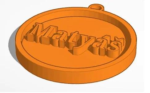 Klíčenka se jménem "Matyáš"   