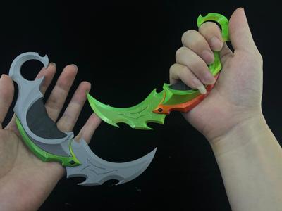 Claw knife Karambit Valorant Vandal Impression