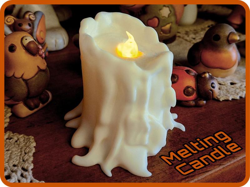 Easter Candle with LED Tea Light