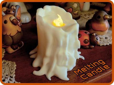 Easter Candle with LED Tea Light