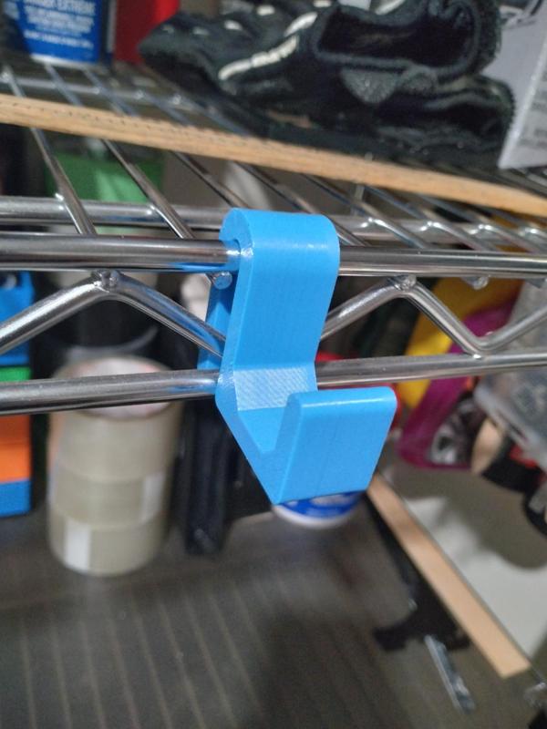 wire shelf side hook / hanger (updated)