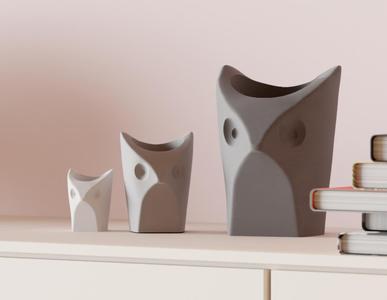 Owl Plant pot. Minimalist Owl . Succulent pot.