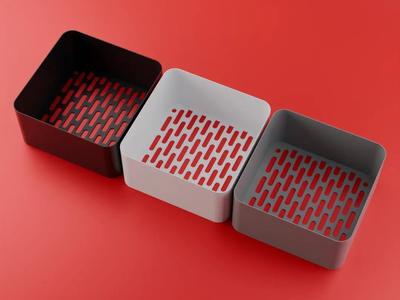 Lightweight 14CM Bottom Hollow Storage Basket