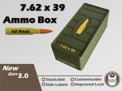 Ammo Storage Box 7.62x39mm 60 Rounds