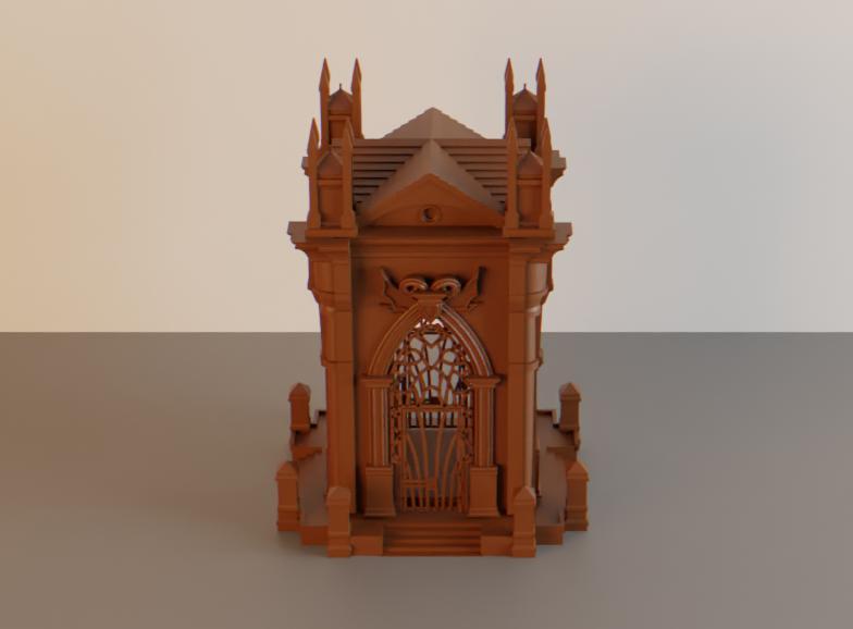 Tomb / mausoleum terrain piece