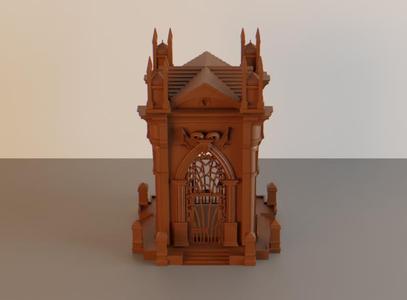 Tomb / mausoleum terrain piece
