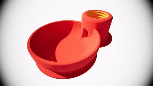 Self-Filling Pet Water Bowl (cats and small dogs)