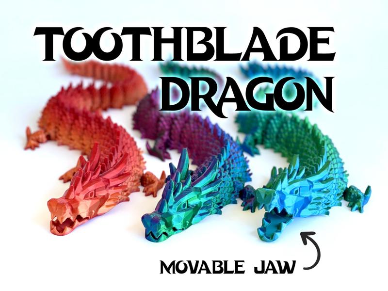 Articulated Toothblade Dragon (36cm)