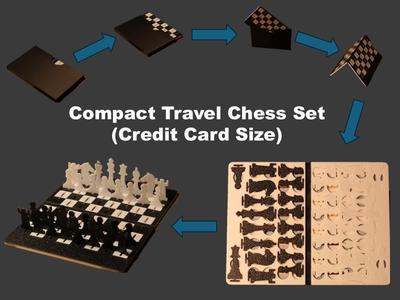 Ultra Portable Chess Set (Credit Card Sized)